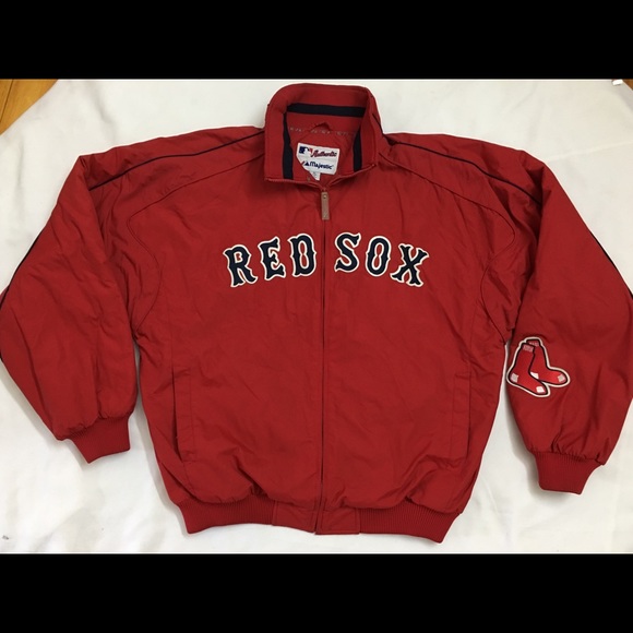 majestic red sox jacket